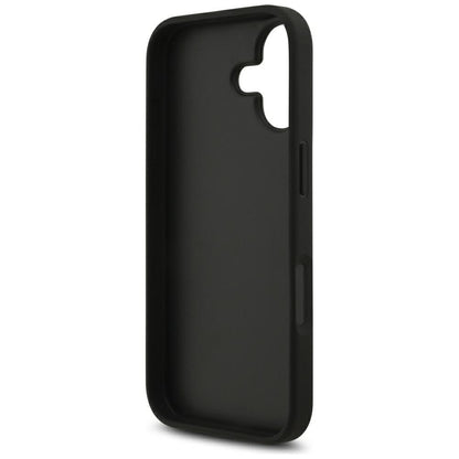 Futrola za Apple iPhone 17, Guess, 4G Grained Big and Classic Logo, Crna