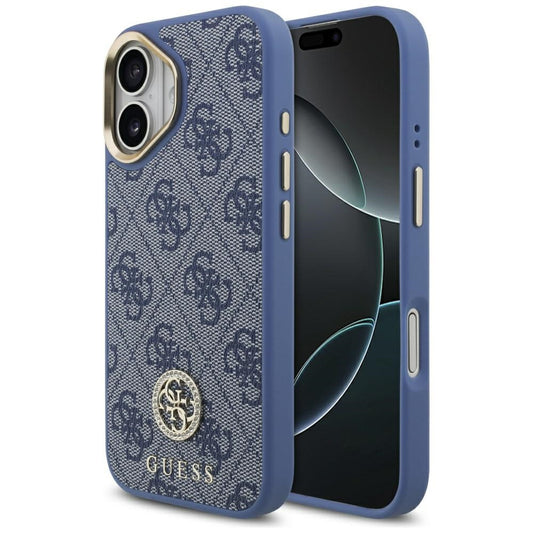 Futrola za Apple iPhone 17, Guess, 4G Strass Logo, Plava