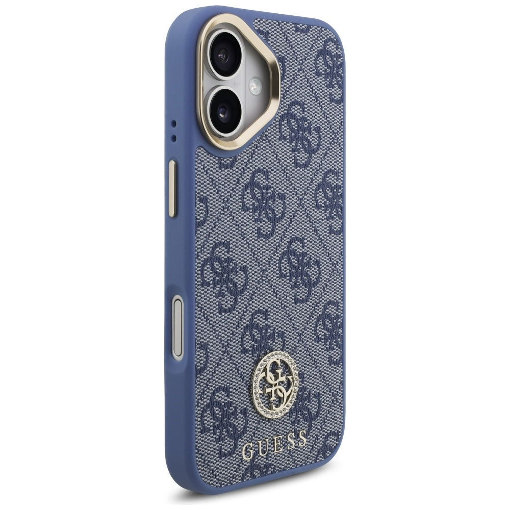 Futrola za Apple iPhone 17, Guess, 4G Strass Logo, Plava