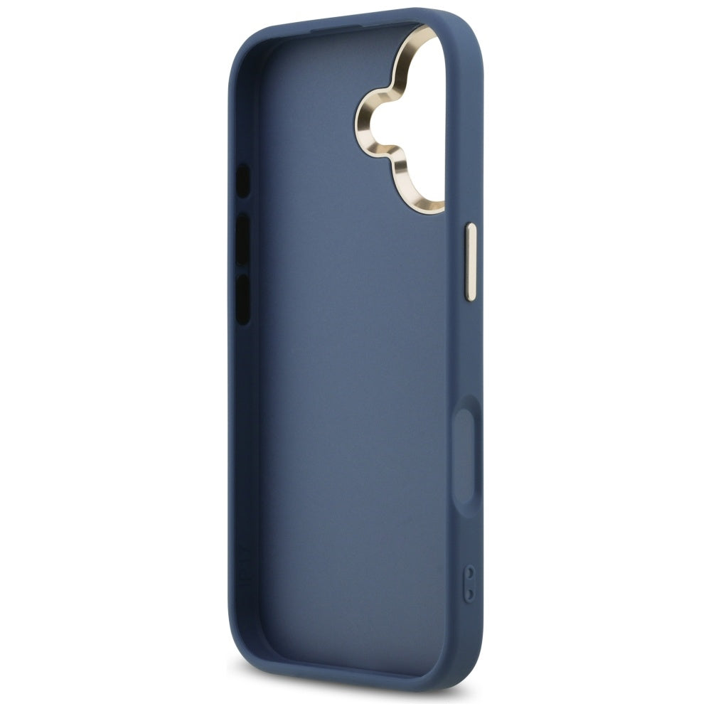 Futrola za Apple iPhone 17, Guess, Big 4G Logo Classic, Plavo Zlatna