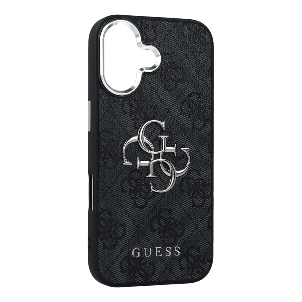 Futrola za Apple iPhone 17, Guess, Big 4G Logo Classic, Crno Srebrna