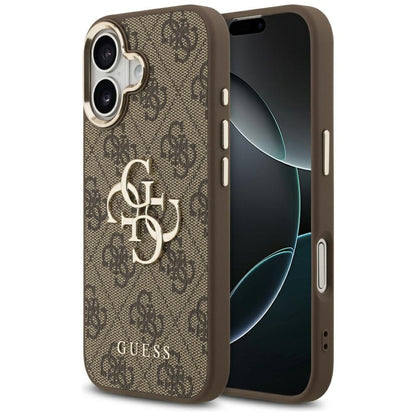 Futrola za Apple iPhone 17, Guess, Big 4G Logo Classic, Zlatno Braon