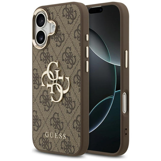 Futrola za Apple iPhone 17, Guess, Big 4G Logo Classic, Zlatno Braon