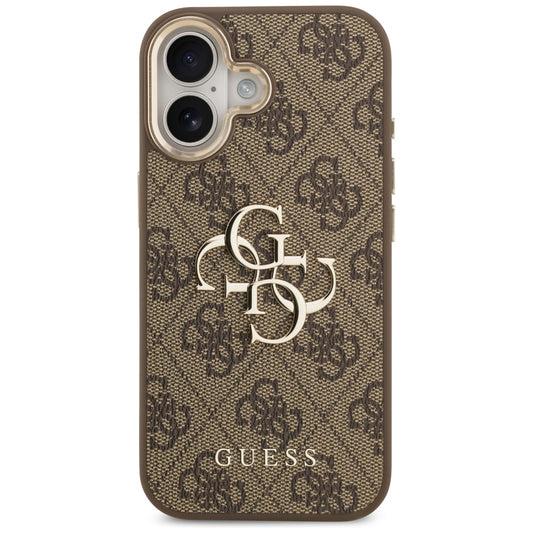 Futrola za Apple iPhone 17, Guess, Big 4G Logo Classic, Zlatno Braon