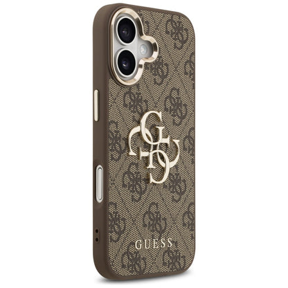 Futrola za Apple iPhone 17, Guess, Big 4G Logo Classic, Zlatno Braon