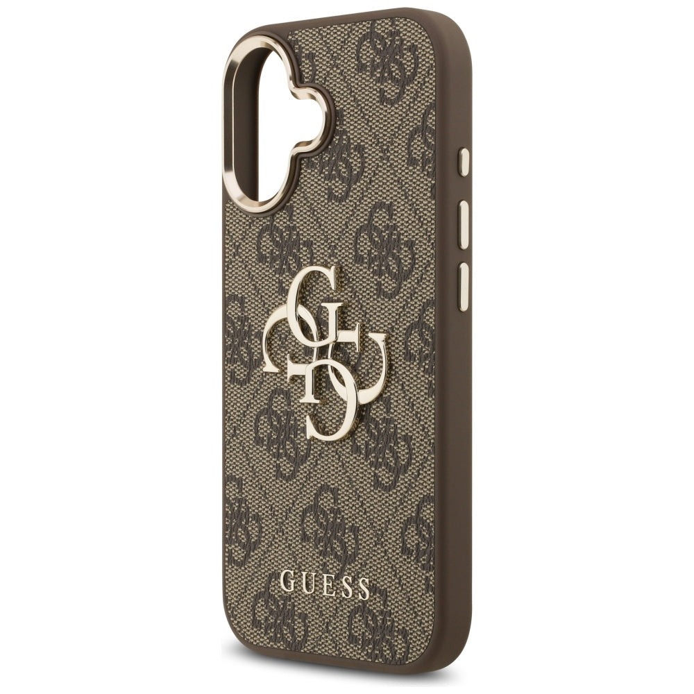 Futrola za Apple iPhone 17, Guess, Big 4G Logo Classic, Zlatno Braon