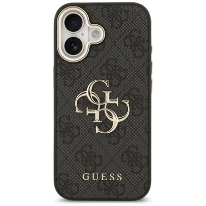 Futrola za Apple iPhone 17, Guess, Big 4G Logo Classic, Crno Zlatna