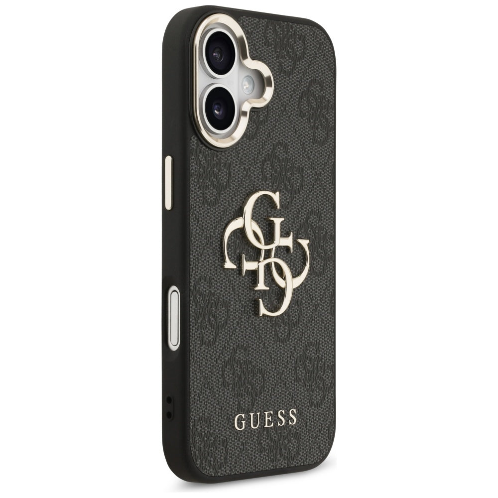 Futrola za Apple iPhone 17, Guess, Big 4G Logo Classic, Crno Zlatna