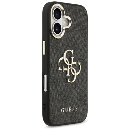 Futrola za Apple iPhone 17, Guess, Big 4G Logo Classic, Crno Zlatna
