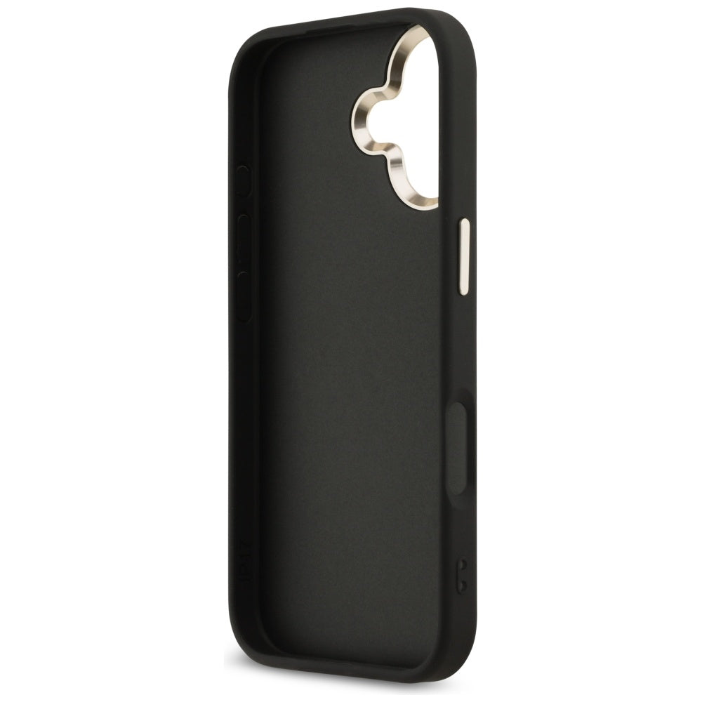 Futrola za Apple iPhone 17, Guess, Big 4G Logo Classic, Crno Zlatna