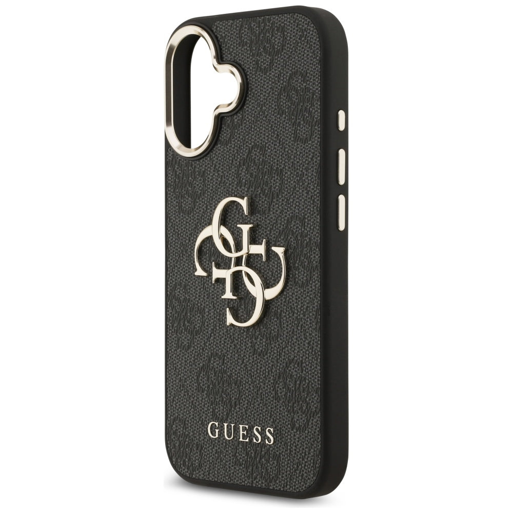 Futrola za Apple iPhone 17, Guess, Big 4G Logo Classic, Crno Zlatna