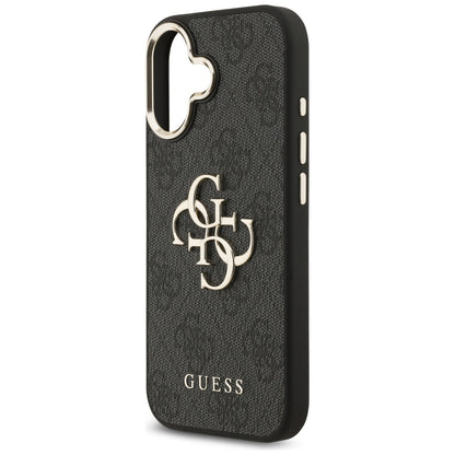 Futrola za Apple iPhone 17, Guess, Big 4G Logo Classic, Crno Zlatna