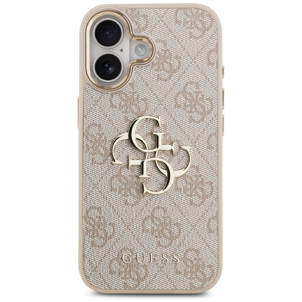 Futrola za Apple iPhone 17, Guess, Big 4G Logo Classic, Zlatno Roze
