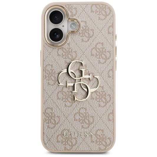 Futrola za Apple iPhone 17, Guess, Big 4G Logo Classic, Zlatno Roze