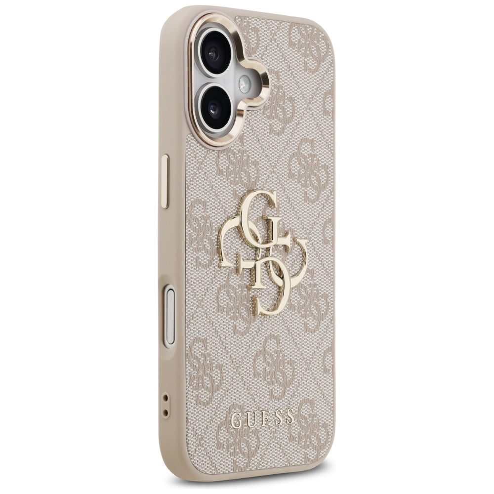 Futrola za Apple iPhone 17, Guess, Big 4G Logo Classic, Zlatno Roze