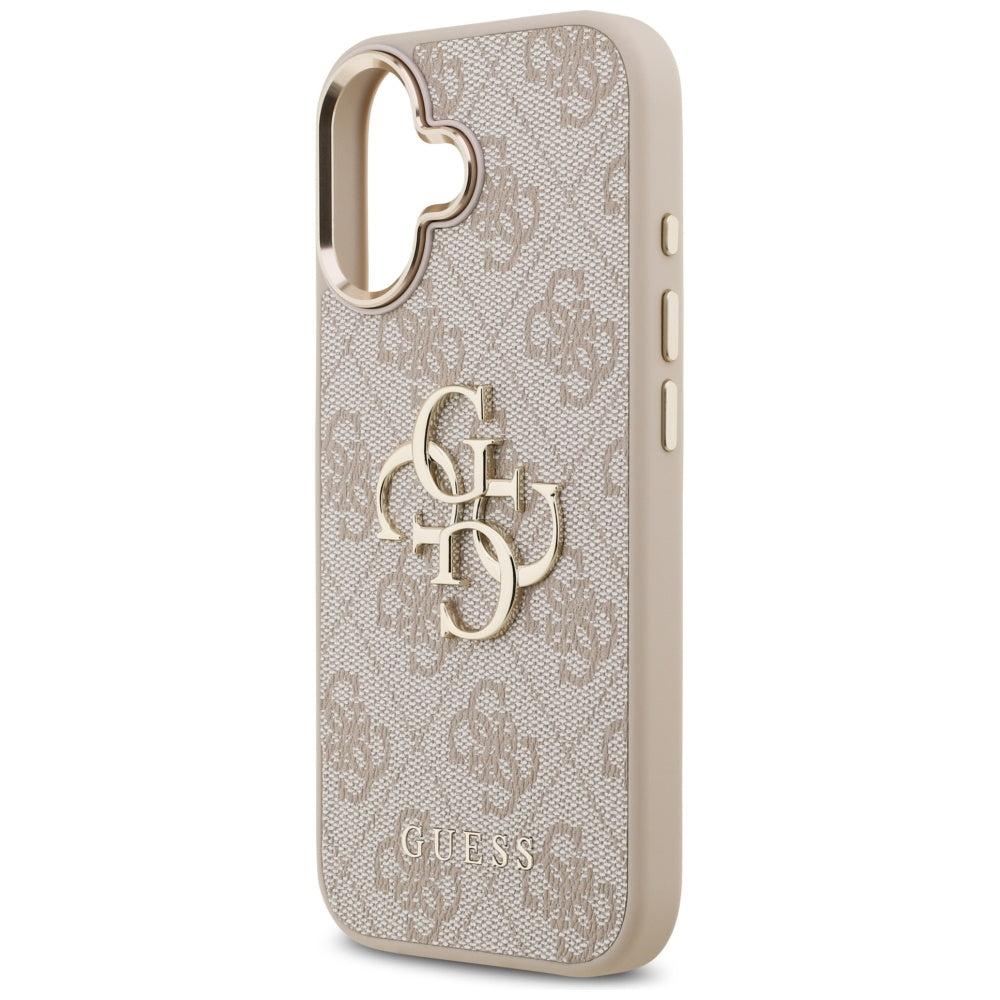 Futrola za Apple iPhone 17, Guess, Big 4G Logo Classic, Zlatno Roze