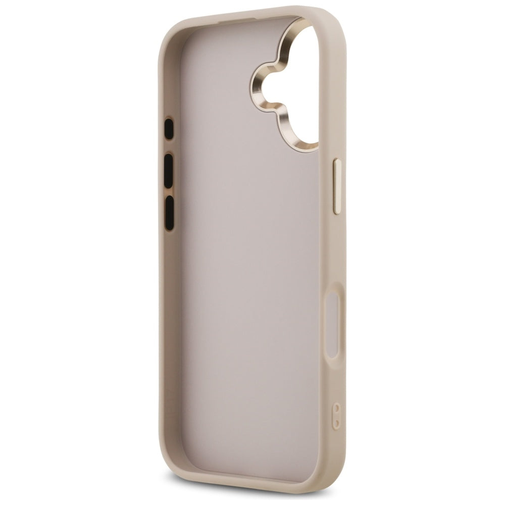 Futrola za Apple iPhone 17, Guess, Big 4G Logo Classic, Zlatno Roze
