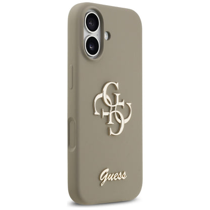 Futrola za Apple iPhone 17, Guess, Big 4G Script, Braon
