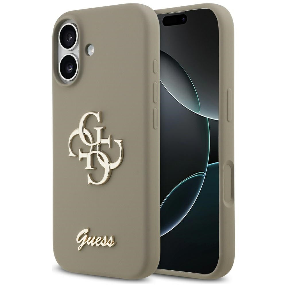 Futrola za Apple iPhone 17, Guess, Big 4G Script, Braon