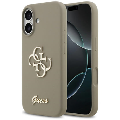 Futrola za Apple iPhone 17, Guess, Big 4G Script, Braon