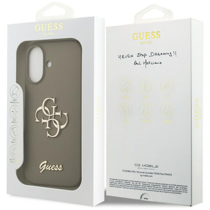 Futrola za Apple iPhone 17, Guess, Big 4G Script, Braon