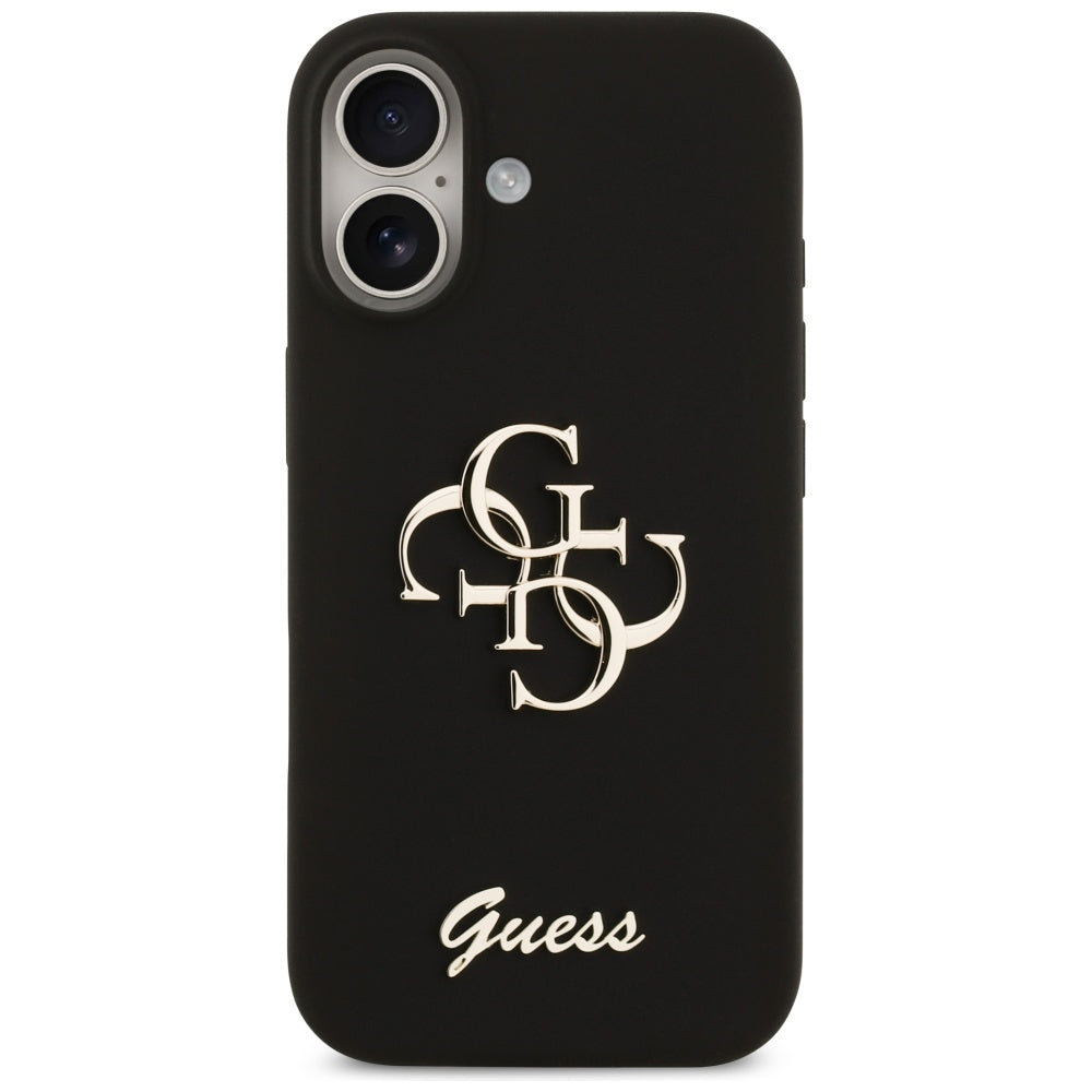 Futrola za Apple iPhone 17, Guess, Big 4G Script, Crna
