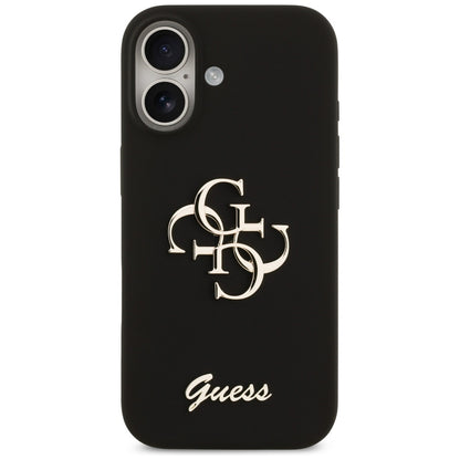 Futrola za Apple iPhone 17, Guess, Big 4G Script, Crna