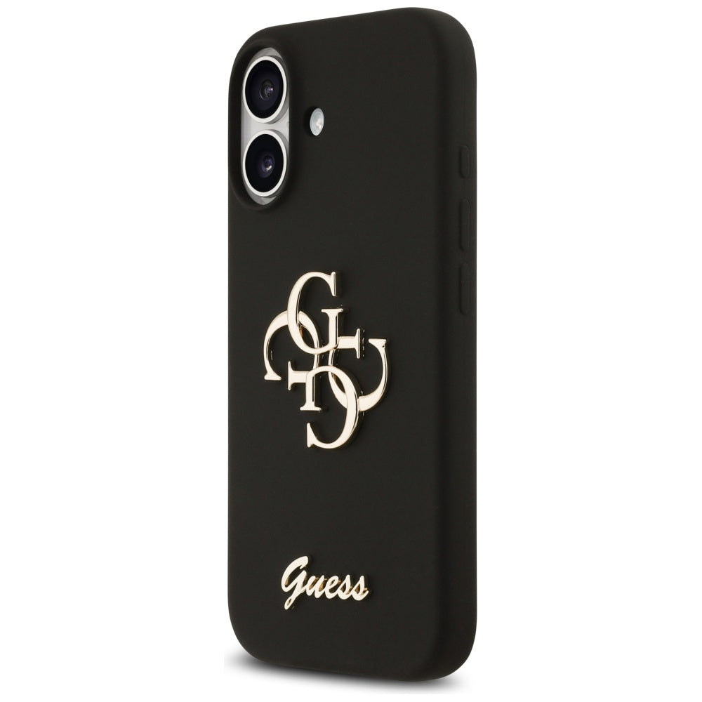 Futrola za Apple iPhone 17, Guess, Big 4G Script, Crna