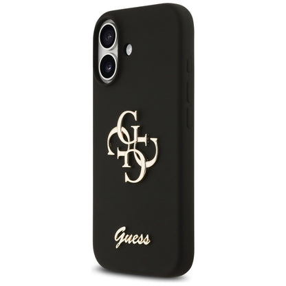 Futrola za Apple iPhone 17, Guess, Big 4G Script, Crna