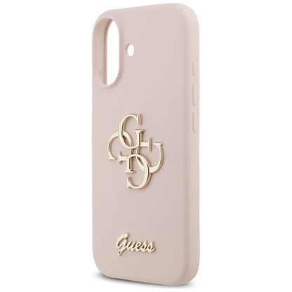 Futrola za Apple iPhone 17, Guess, Big 4G Script, Svetlo Roze