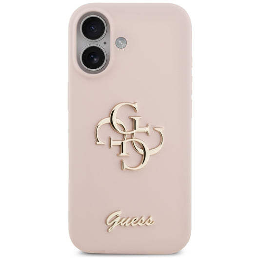 Futrola za Apple iPhone 17, Guess, Big 4G Script, Svetlo Roze