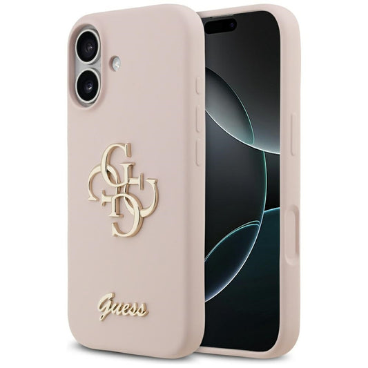 Futrola za Apple iPhone 17, Guess, Big 4G Script, Svetlo Roze
