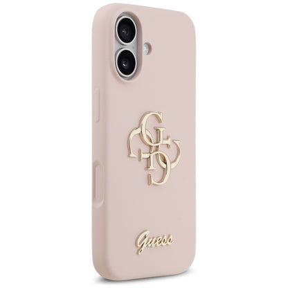 Futrola za Apple iPhone 17, Guess, Big 4G Script, Svetlo Roze