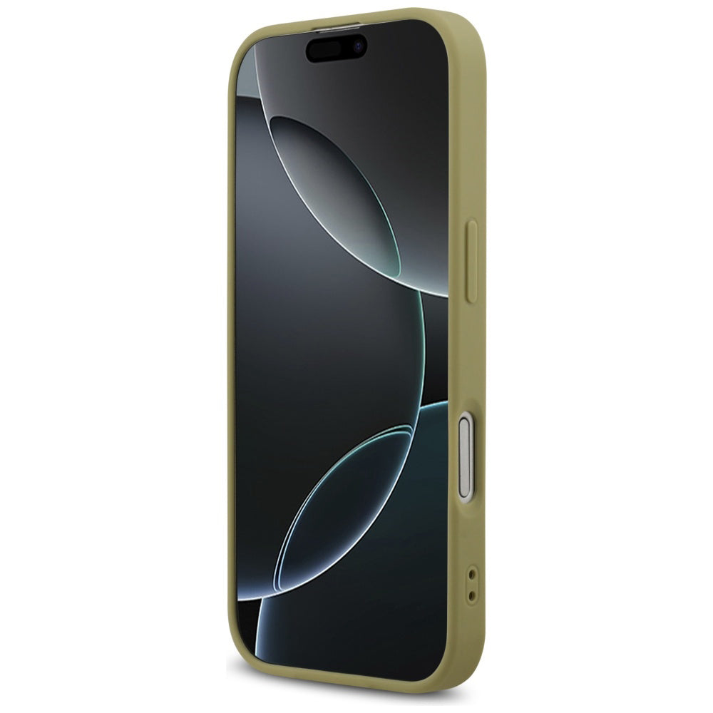 Futrola za Apple iPhone 17, Guess, Fixed Glitter Big 4G, Zlatna