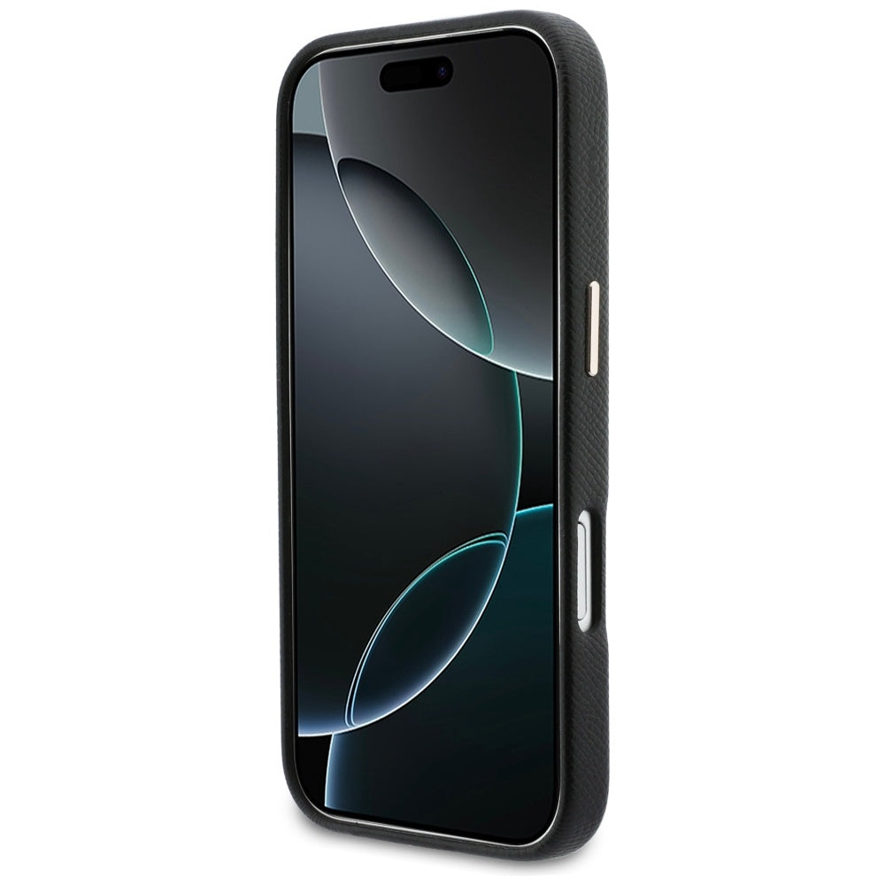 Futrola za Apple iPhone 17, Guess, Resin Logo, Crna