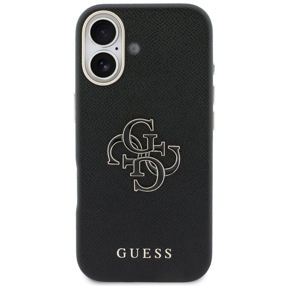 Futrola za Apple iPhone 17, Guess, Resin Logo, Crna