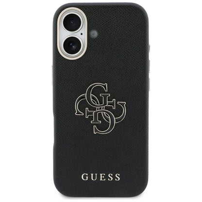 Futrola za Apple iPhone 17, Guess, Resin Logo, Crna