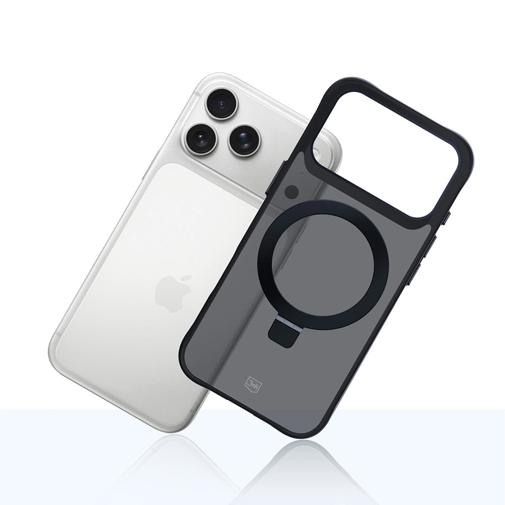 Futrola za Apple iPhone 17 Pro, 3MK, Smoke MagStand, Crna