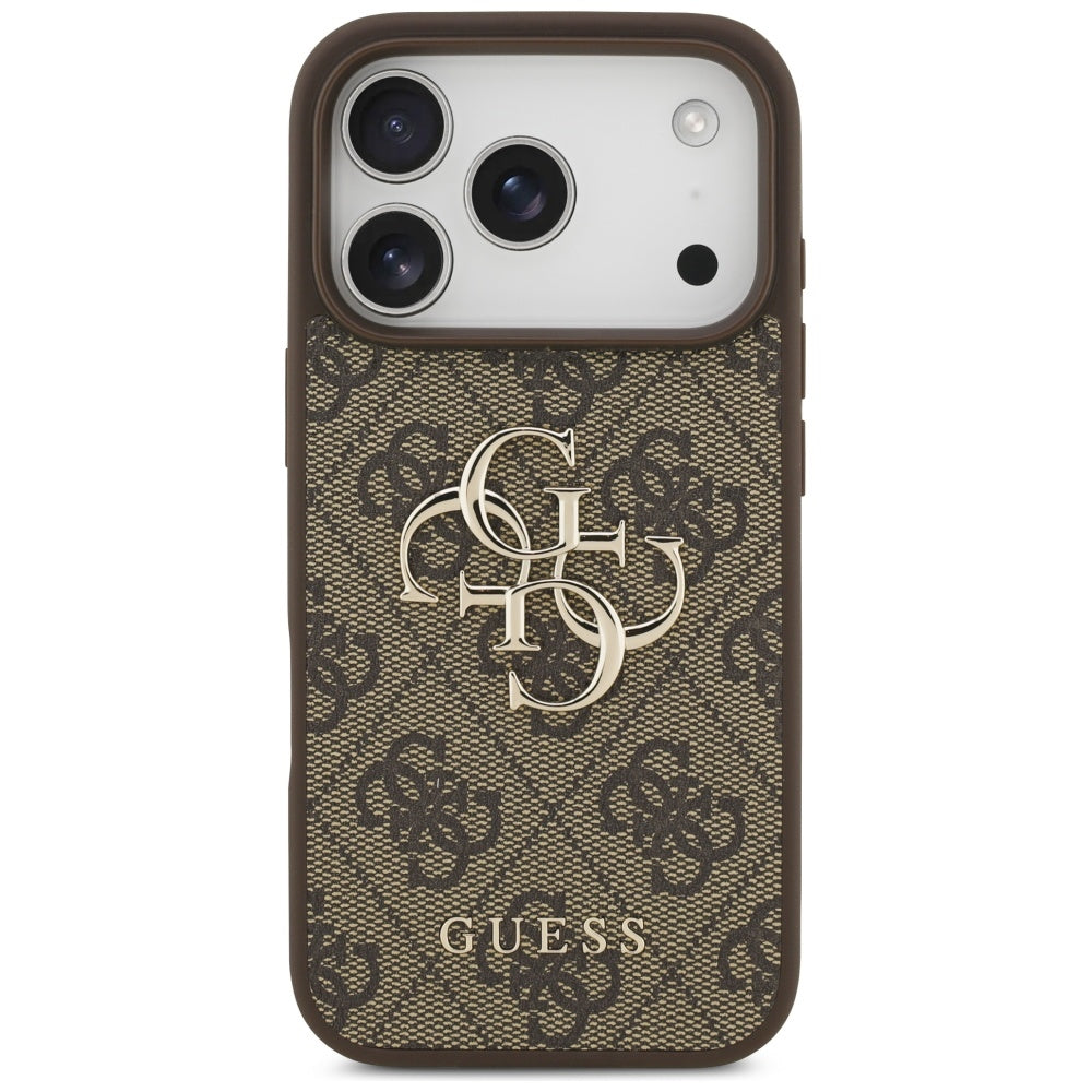 Futrola za Apple iPhone 17 Pro, Guess, 4G Big Logo, Braon