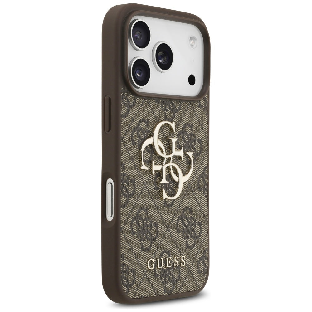 Futrola za Apple iPhone 17 Pro, Guess, 4G Big Logo, Braon