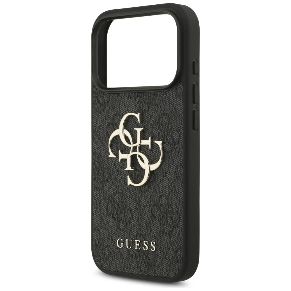 Futrola za Apple iPhone 17 Pro, Guess, 4G Classic Logo with Strap, Crna