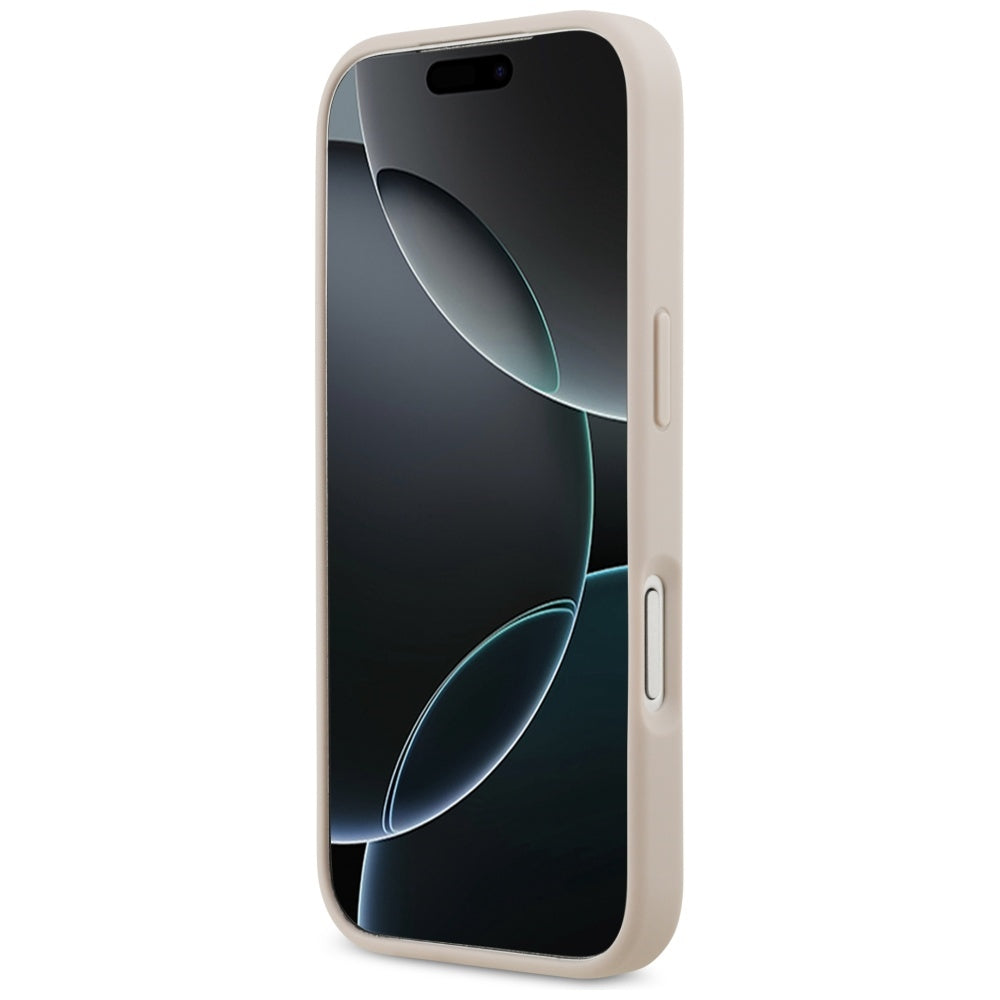 Futrola za Apple iPhone 17 Pro, Guess, 4G Double Card Triangle, Roze