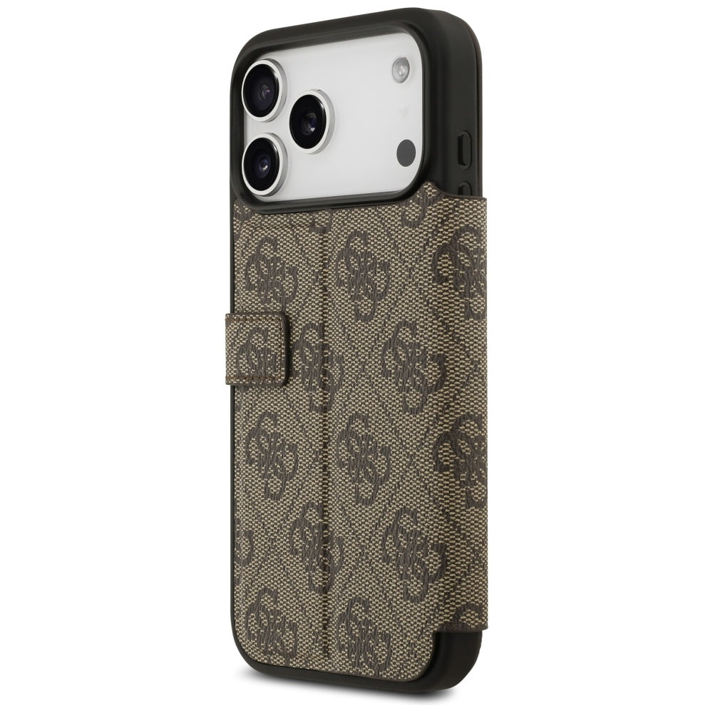 Futrola za Apple iPhone 17 Pro, Guess, 4G Metal Logo, Braon