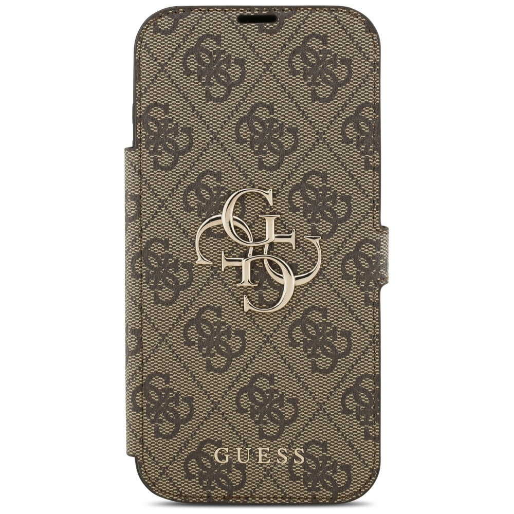 Futrola za Apple iPhone 17 Pro, Guess, 4G Metal Logo, Braon