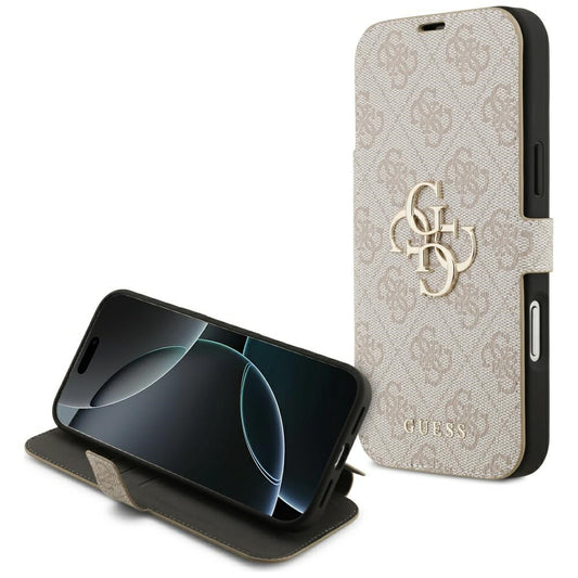 Futrola za Apple iPhone 17 Pro, Guess, 4G Metal Logo, Roze