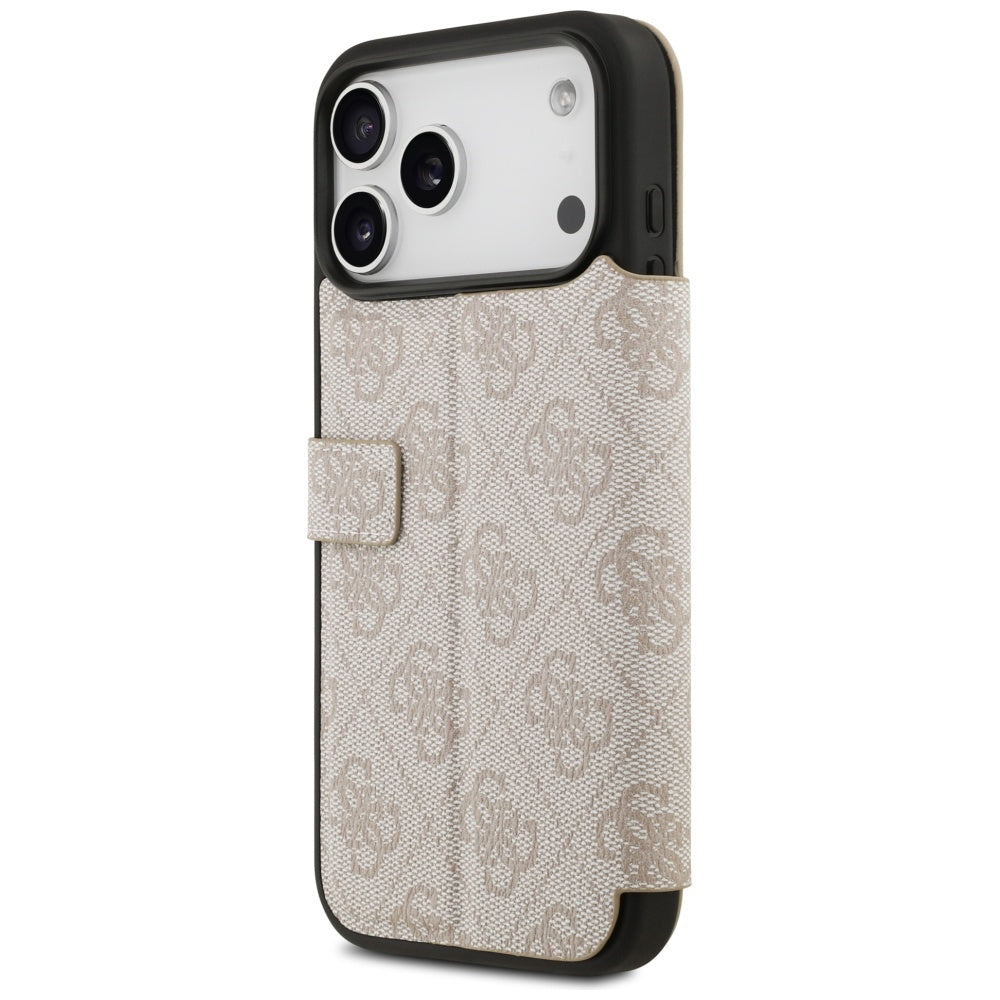 Futrola za Apple iPhone 17 Pro, Guess, 4G Metal Logo, Roze