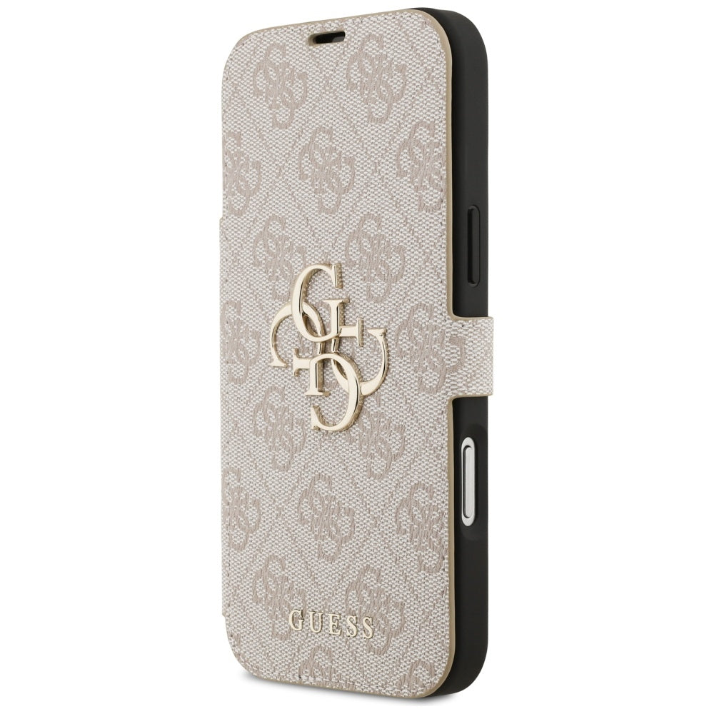 Futrola za Apple iPhone 17 Pro, Guess, 4G Metal Logo, Roze