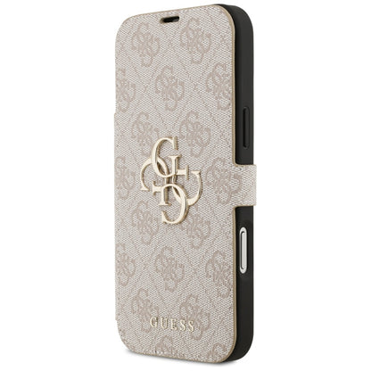 Futrola za Apple iPhone 17 Pro, Guess, 4G Metal Logo, Roze