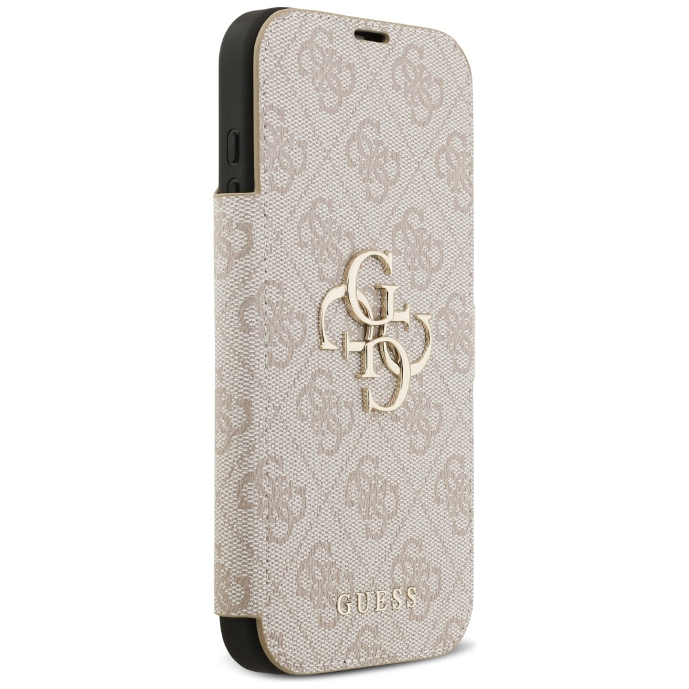 Futrola za Apple iPhone 17 Pro, Guess, 4G Metal Logo, Roze