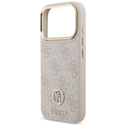 Futrola za Apple iPhone 17 Pro, Guess, 4G Strass Logo and Big Strap, Roze